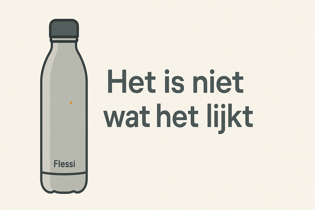Kleine oranje vlekjes op de fles?