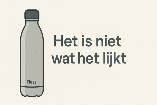 Kleine oranje vlekjes op de fles?