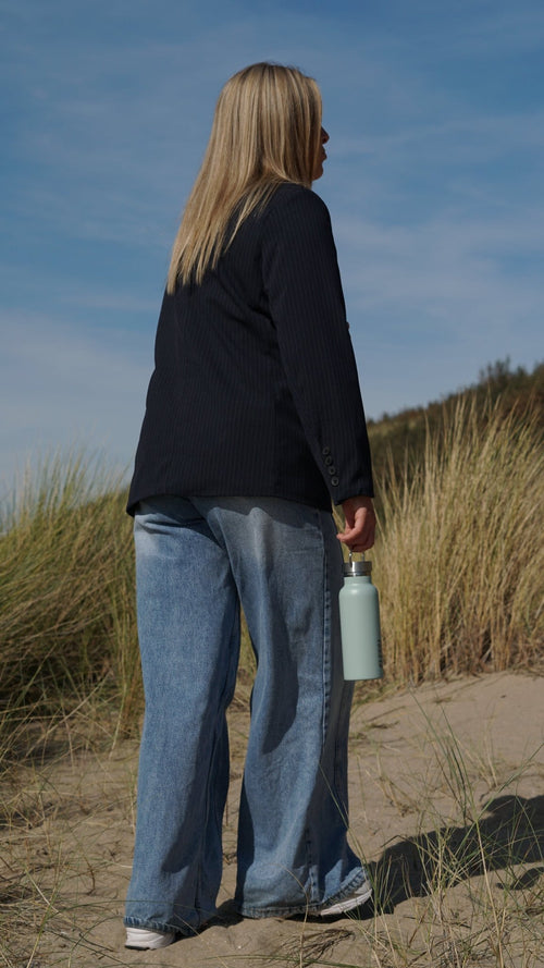 RVS drinkfles dubbelwandig - 100% plasticvrij - Flessi